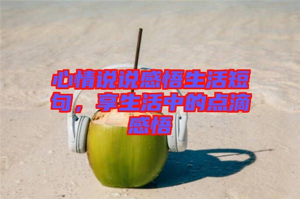 心情說(shuō)說(shuō)感悟生活短句，享生活中的點(diǎn)滴感悟