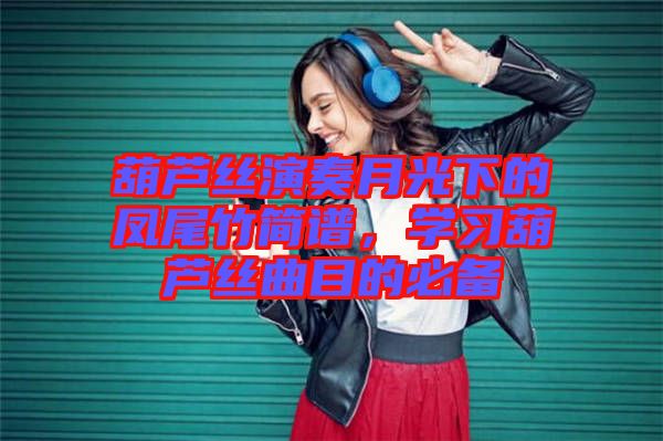 葫蘆絲演奏月光下的鳳尾竹簡譜，學習葫蘆絲曲目的必備