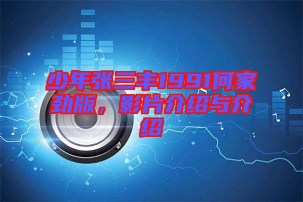 少年張三豐1991何家勁版，影片介紹與介紹