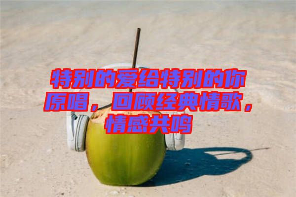 特別的愛(ài)給特別的你原唱，回顧經(jīng)典情歌，情感共鳴