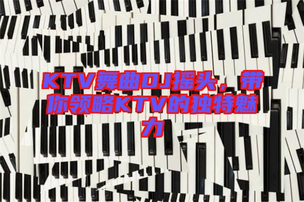 KTV舞曲DJ搖頭，帶你領(lǐng)略KTV的獨特魅力