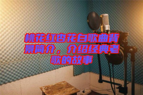 桃花紅杏花白歌曲背景簡介，介紹經(jīng)典老歌的故事