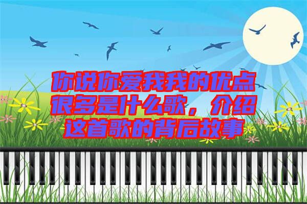 你說你愛我我的優(yōu)點很多是什么歌，介紹這首歌的背后故事