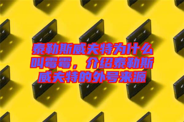 泰勒斯威夫特為什么叫霉霉，介紹泰勒斯威夫特的外號來源
