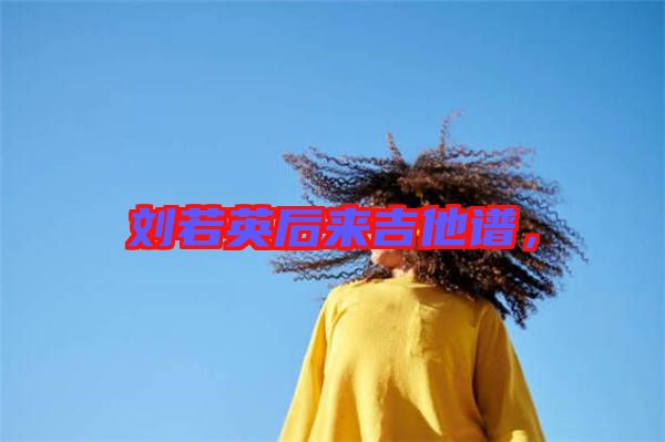 劉若英后來吉他譜，