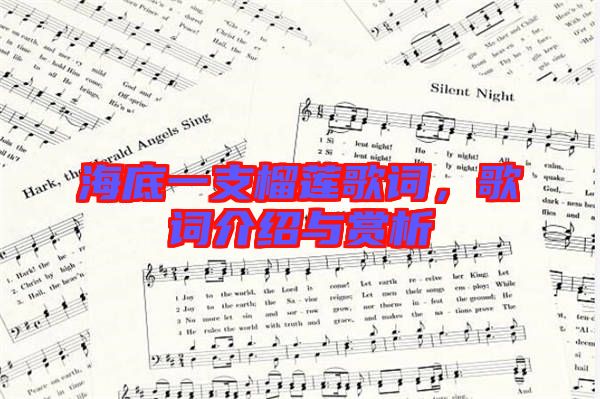 海底一支榴蓮歌詞，歌詞介紹與賞析