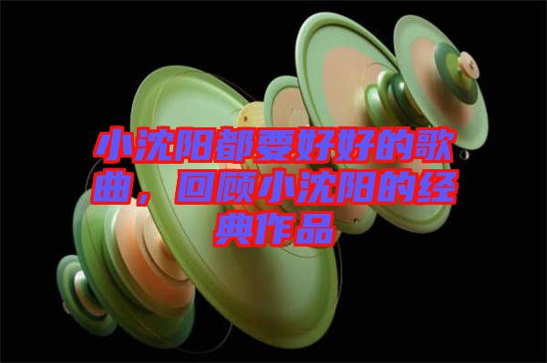 小沈陽(yáng)都要好好的歌曲，回顧小沈陽(yáng)的經(jīng)典作品
