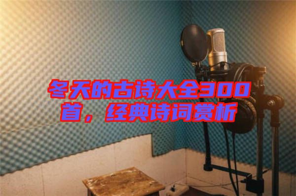 冬天的古詩大全300首，經(jīng)典詩詞賞析
