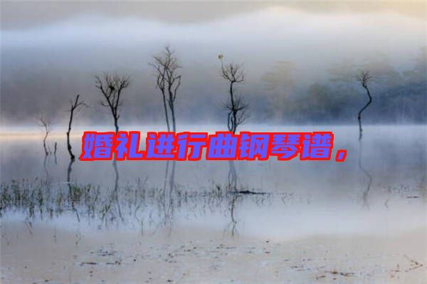 婚禮進行曲鋼琴譜，