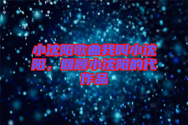 小沈陽歌曲我叫小沈陽，回顧小沈陽的代作品