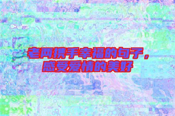 老兩攜手幸福的句子，感受愛(ài)情的美好