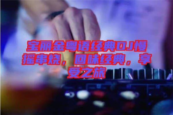 寶麗金粵語經(jīng)典DJ慢搖串燒，回味經(jīng)典，享受之旅