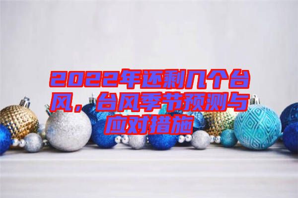 2022年還剩幾個臺風(fēng)，臺風(fēng)季節(jié)預(yù)測與應(yīng)對措施