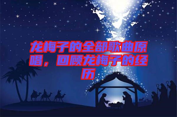 龍梅子的全部歌曲原唱，回顧龍梅子的經(jīng)歷