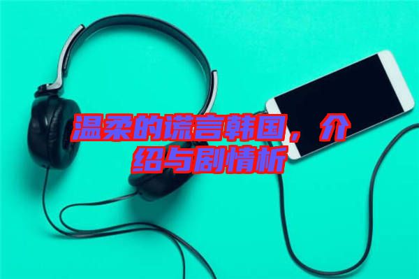 溫柔的謊言韓國，介紹與劇情析