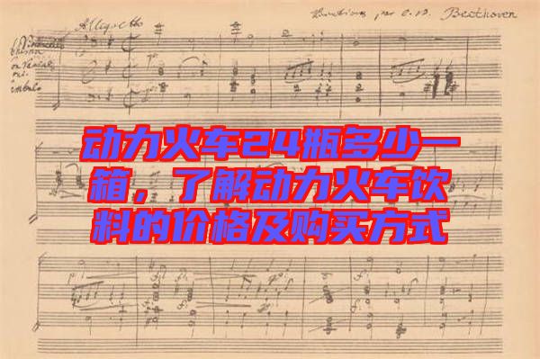 動(dòng)力火車(chē)24瓶多少一箱，了解動(dòng)力火車(chē)飲料的價(jià)格及購(gòu)買(mǎi)方式