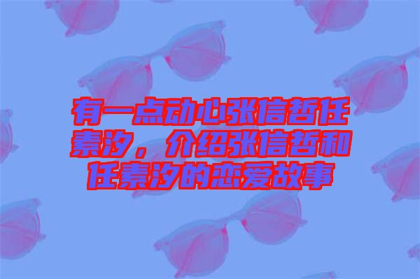 有一點(diǎn)動(dòng)心張信哲任素汐，介紹張信哲和任素汐的戀愛(ài)故事