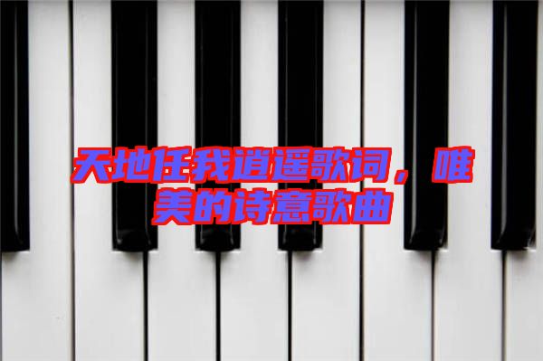 天地任我逍遙歌詞，唯美的詩(shī)意歌曲