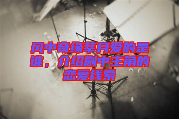 風(fēng)中奇緣莘月愛的是誰，介紹劇中主角的戀愛線索