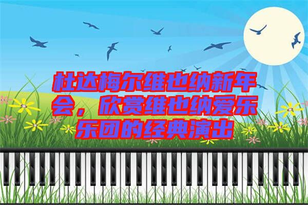 杜達梅爾維也納新年會，欣賞維也納愛樂樂團的經(jīng)典演出
