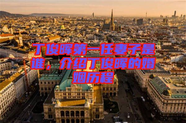 丁俊暉第一任妻子是誰，介紹丁俊暉的婚姻歷程