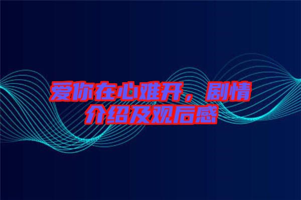 愛你在心難開，劇情介紹及觀后感