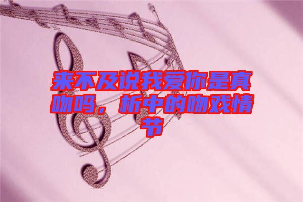 來不及說我愛你是真吻嗎，析中的吻戲情節(jié)