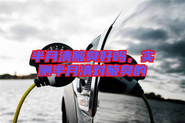半月清腋臭好嗎，實測半月清對腋臭的