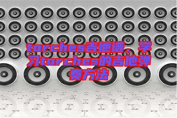 torches吉他譜，學(xué)習(xí)torches的吉他彈奏方法