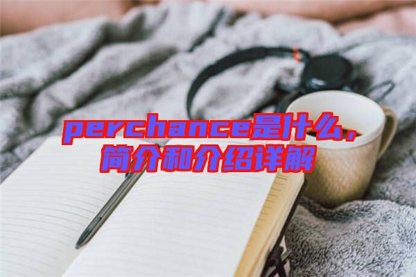 perchance是什么，簡介和介紹詳解