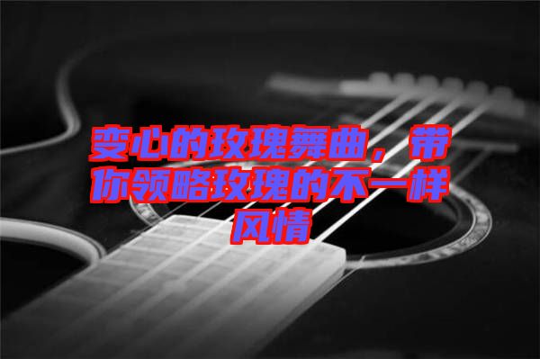 變心的玫瑰舞曲，帶你領(lǐng)略玫瑰的不一樣風(fēng)情