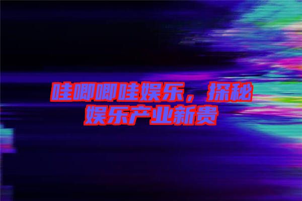 哇唧唧哇娛樂(lè)，探秘娛樂(lè)產(chǎn)業(yè)新貴