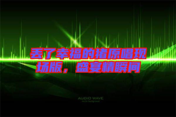 丟了幸福的豬原唱現(xiàn)場(chǎng)版，盛宴精瞬間