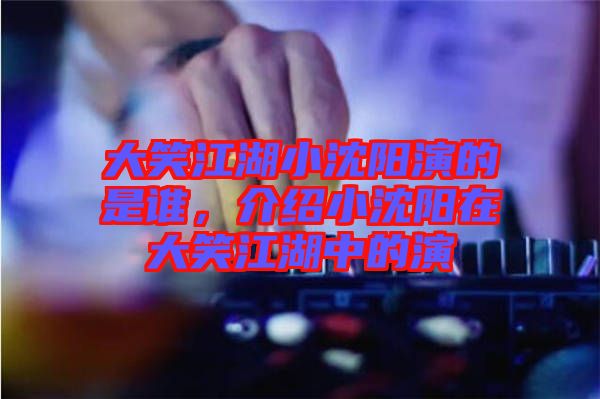 大笑江湖小沈陽演的是誰，介紹小沈陽在大笑江湖中的演