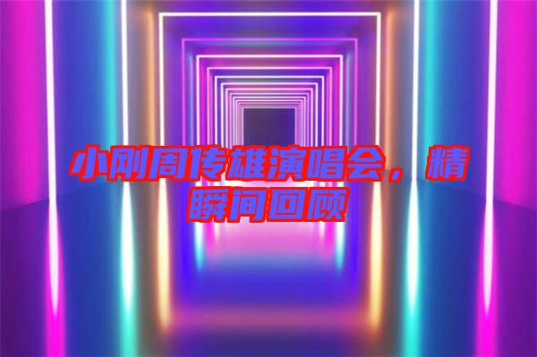 小剛周傳雄演唱會(huì)，精瞬間回顧