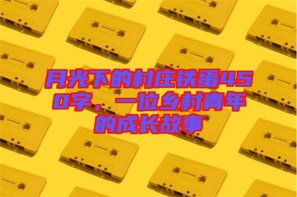 月光下的村莊鐵蛋450字，一位鄉(xiāng)村青年的成長故事