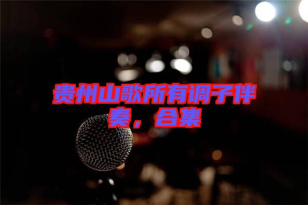 貴州山歌所有調(diào)子伴奏，合集