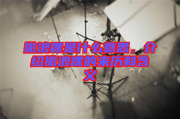 撒浪嘿是什么意思，介紹撒浪嘿的來歷和含義