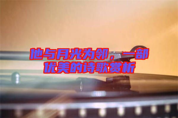 他與月光為鄰，一部?jī)?yōu)美的詩歌賞析