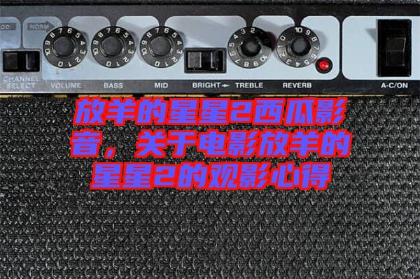 放羊的星星2西瓜影音，關(guān)于電影放羊的星星2的觀(guān)影心得