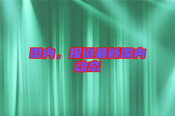 國內(nèi)，報(bào)道最新國內(nèi)動(dòng)態(tài)