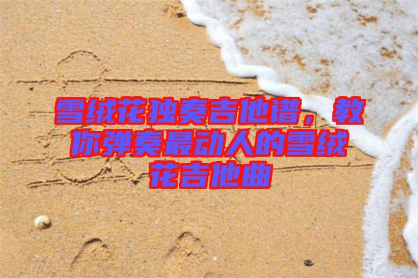 雪絨花獨(dú)奏吉他譜，教你彈奏最動(dòng)人的雪絨花吉他曲