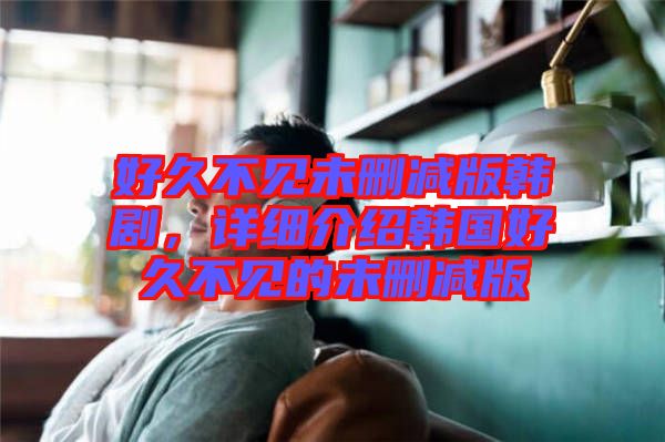 好久不見未刪減版韓劇，詳細介紹韓國好久不見的未刪減版