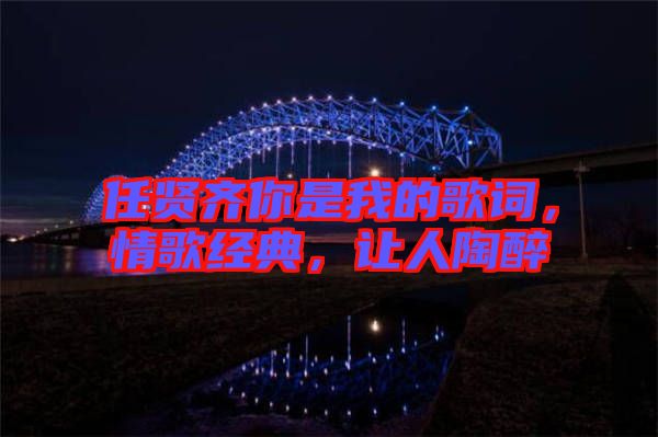 任賢齊你是我的歌詞，情歌經(jīng)典，讓人陶醉