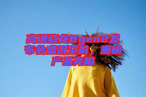 高通驍龍8gen2發(fā)布會(huì)盛況空前，重磅產(chǎn)品亮相