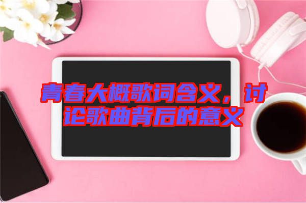 青春大概歌詞含義，討論歌曲背后的意義