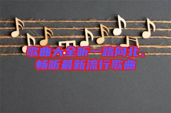 歌曲大全聽(tīng)一路向北，暢聽(tīng)最新流行歌曲