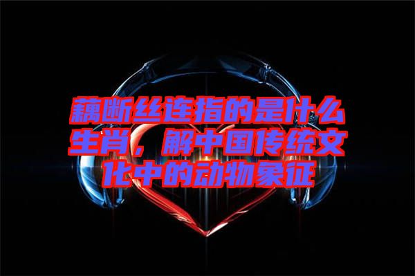 藕斷絲連指的是什么生肖，解中國傳統(tǒng)文化中的動物象征