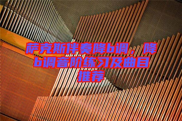 薩克斯伴奏降b調(diào)，降b調(diào)音階練習(xí)及曲目推薦