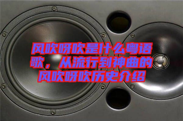 風(fēng)吹呀吹是什么粵語(yǔ)歌，從流行到神曲的風(fēng)吹呀吹歷史介紹